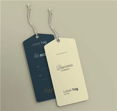 Etichetta di abbigliamento di abbigliamento